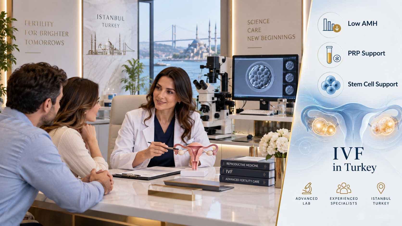 PRP and Stem Cell-Assisted IVF in Turkey with Low AMH