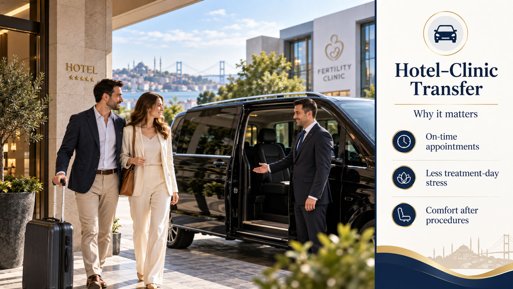 Türkiye’de Tüp Bebek İçin Otel-Hastane Ulaşımı