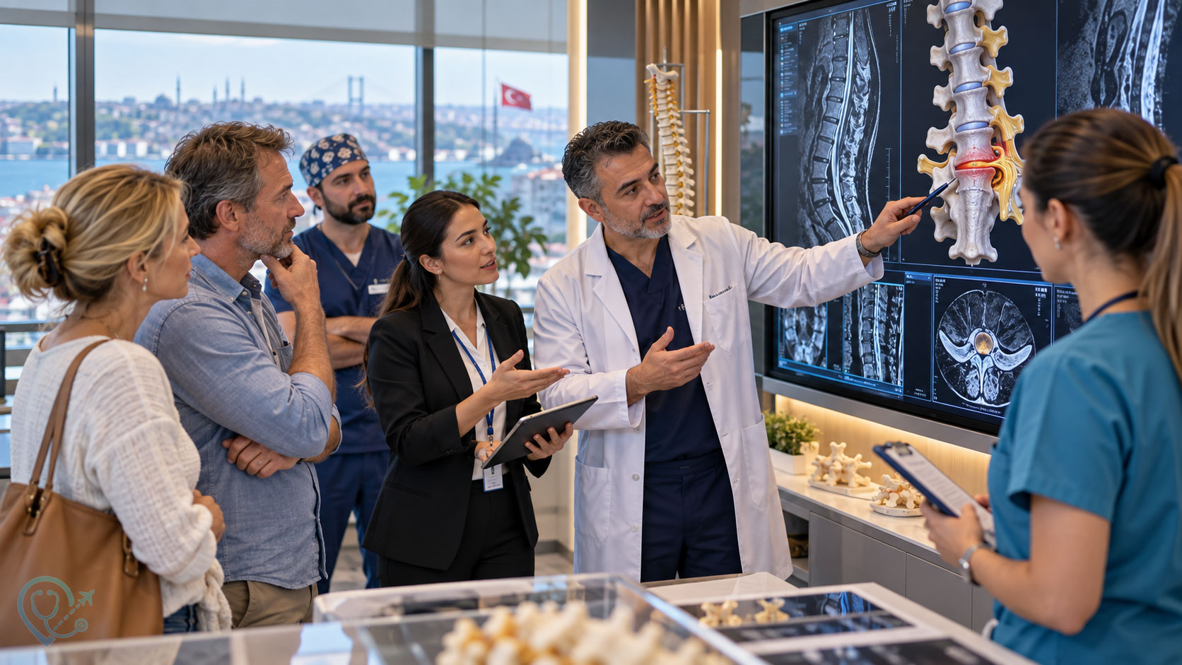Checking Team and Language Competence in Complex Spine Surgery