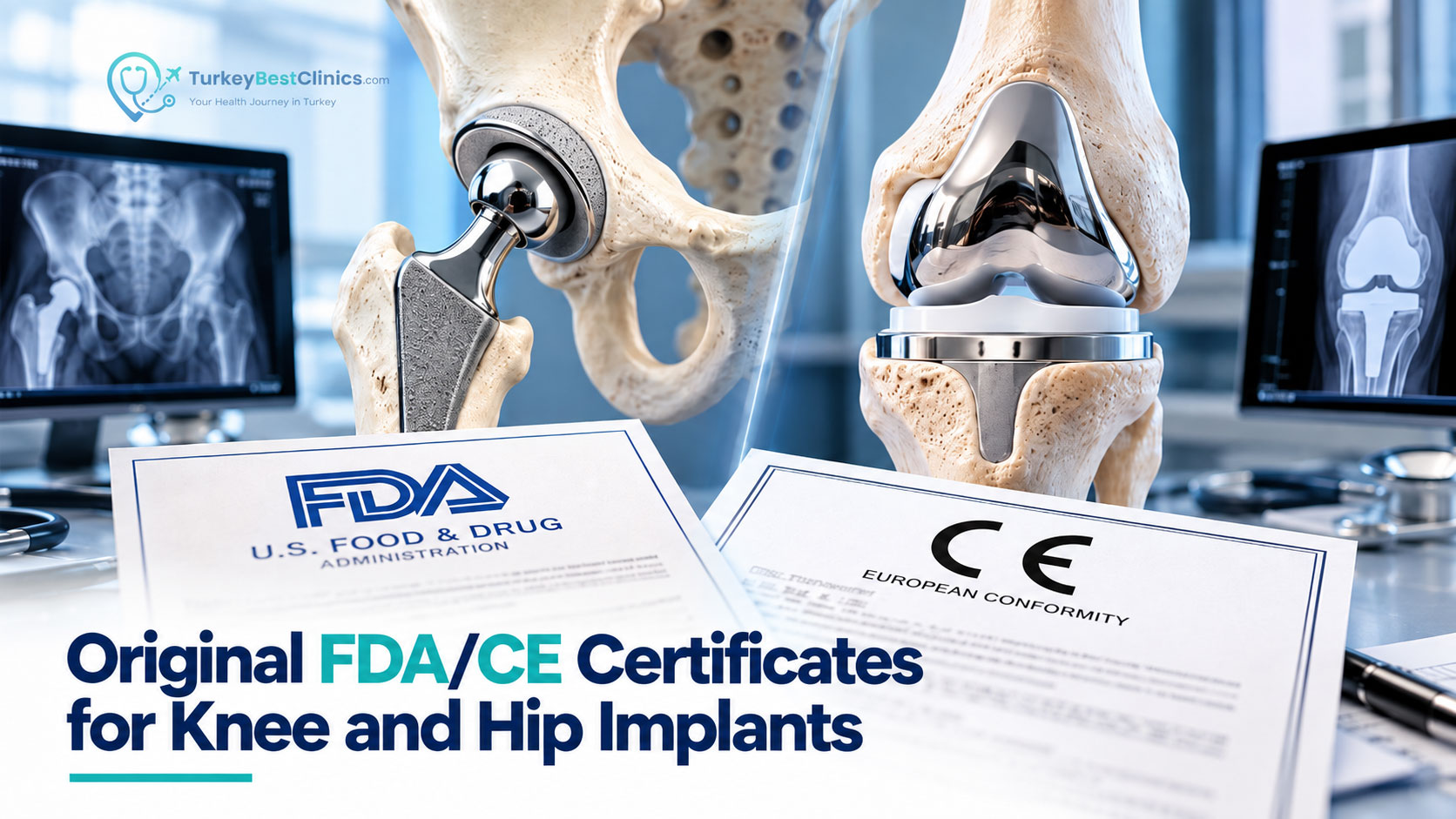 Original FDA/CE Documents for Knee and Hip Replacements