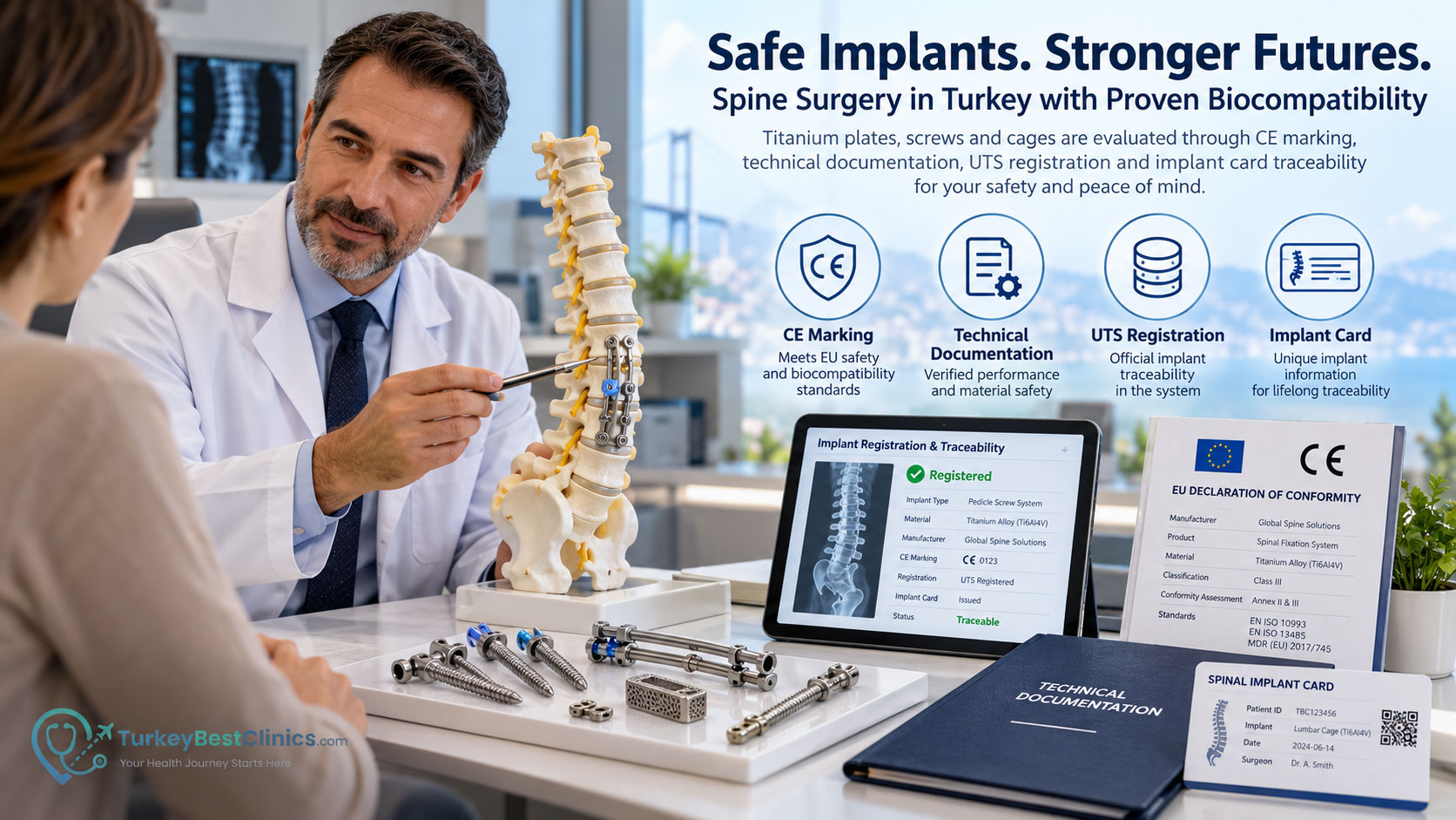 Biocompatibility and Warranty Documents for Spinal Implants