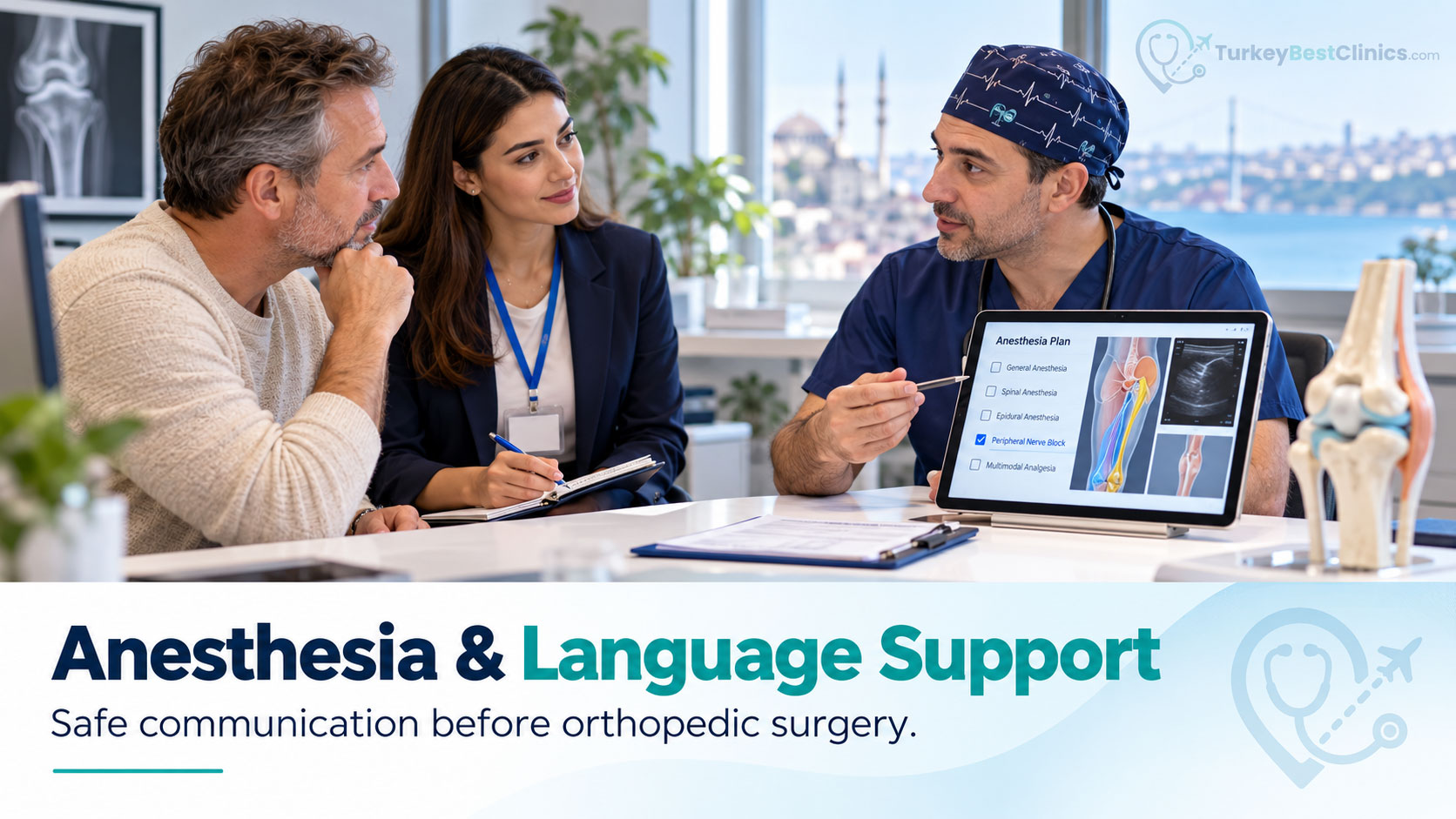 Anesthesia Communication and Block Options in Orthopedic Surgery