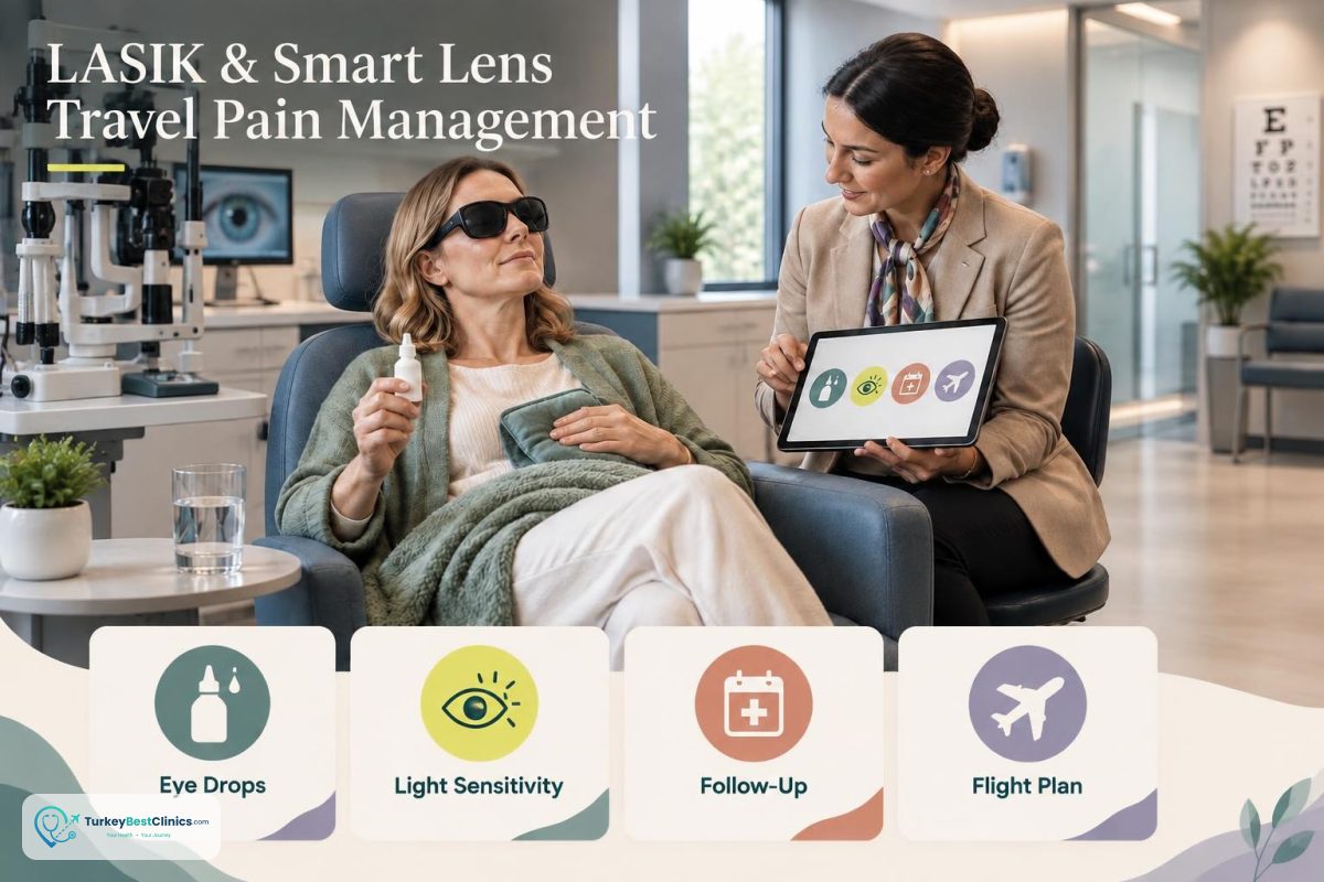 Pain Management During Hotel Stays and Travel After LASIK and Premium Lens Surgery