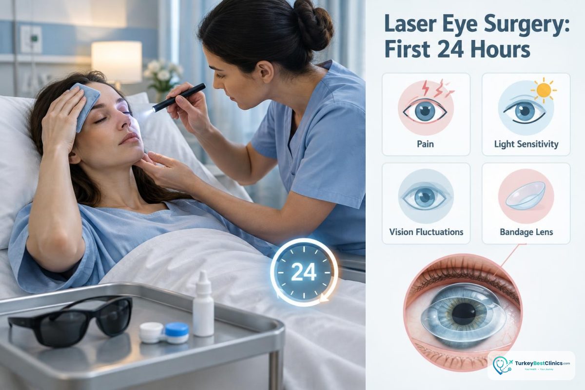 Lazer Sonrası İlk 24 Saat ve Koruyucu Lens