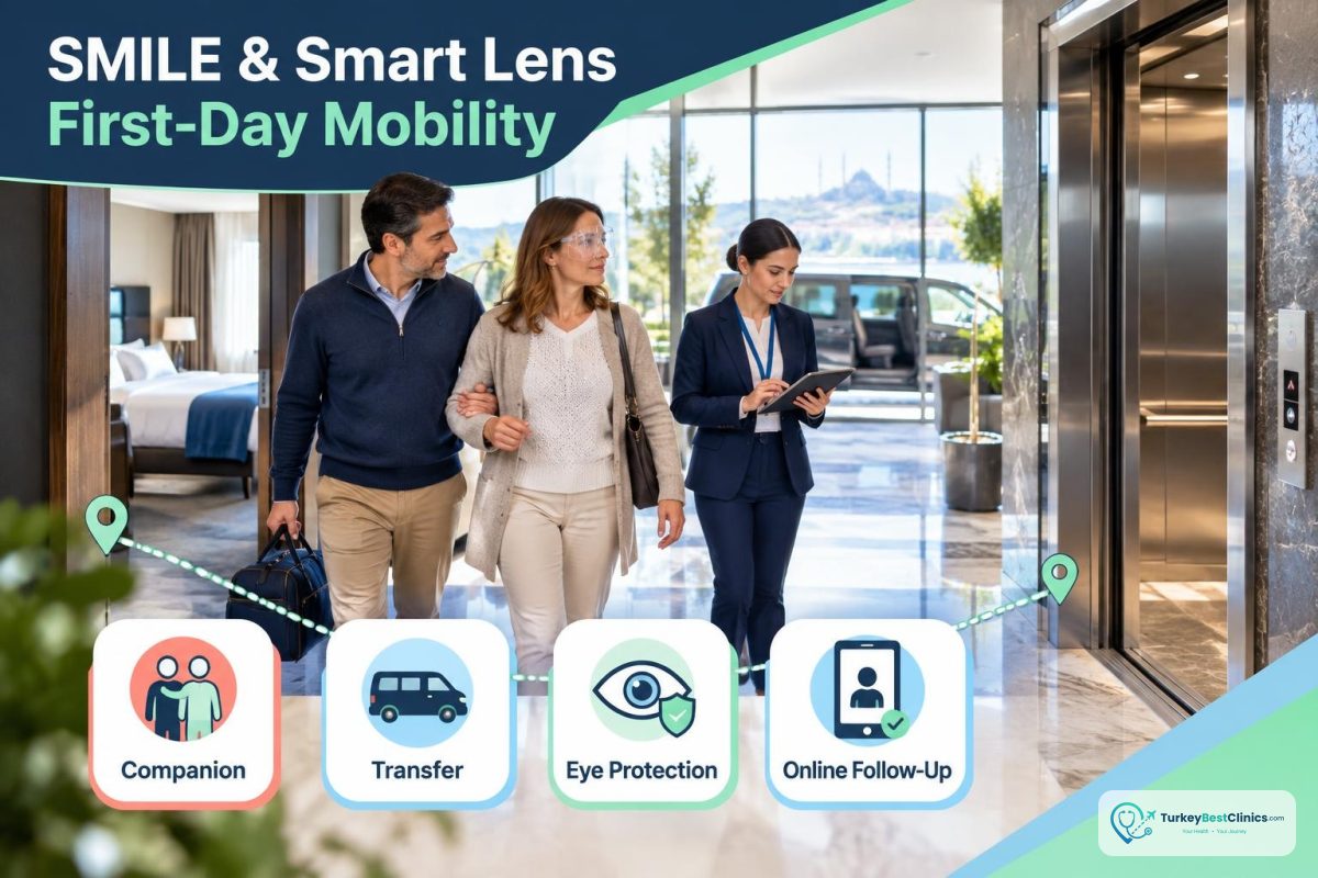 SMILE ve Akıllı Lens Sonrası İlk Gün Mobilizasyon