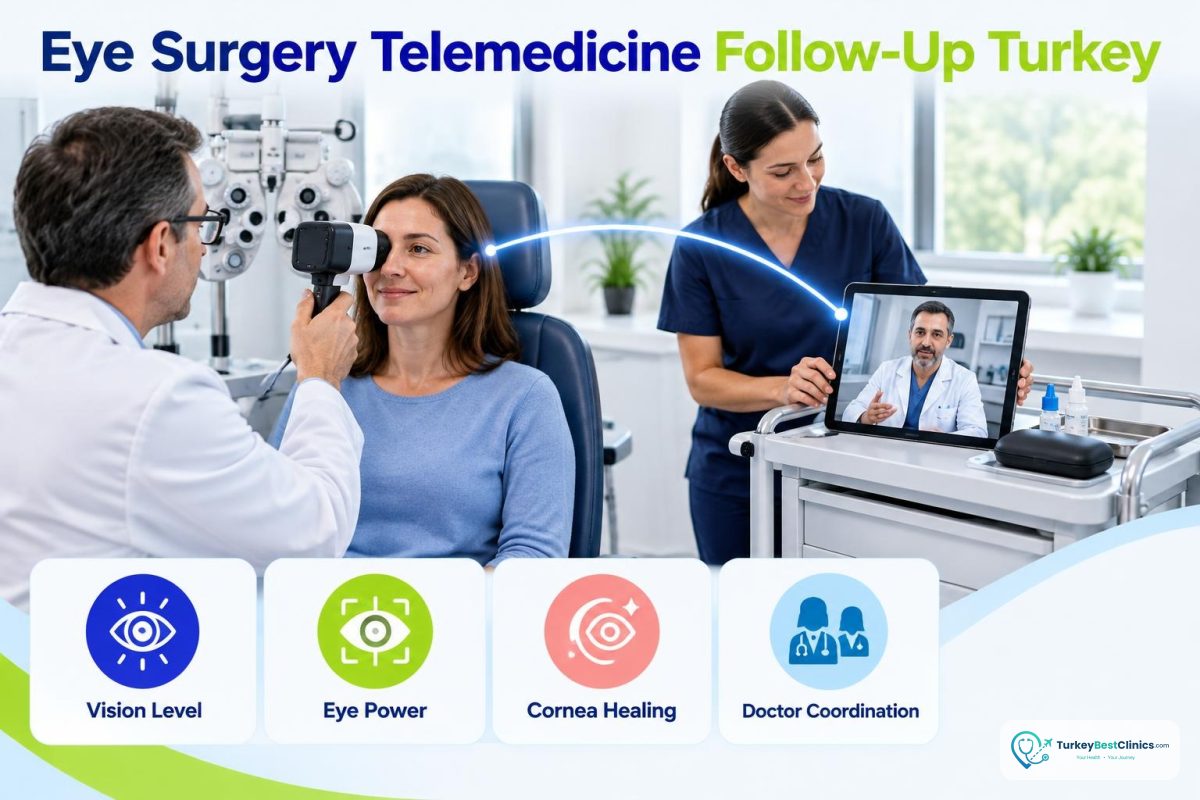 Göz Cerrahisi Sonrası Telemedicine ile Türkiye’den Takip