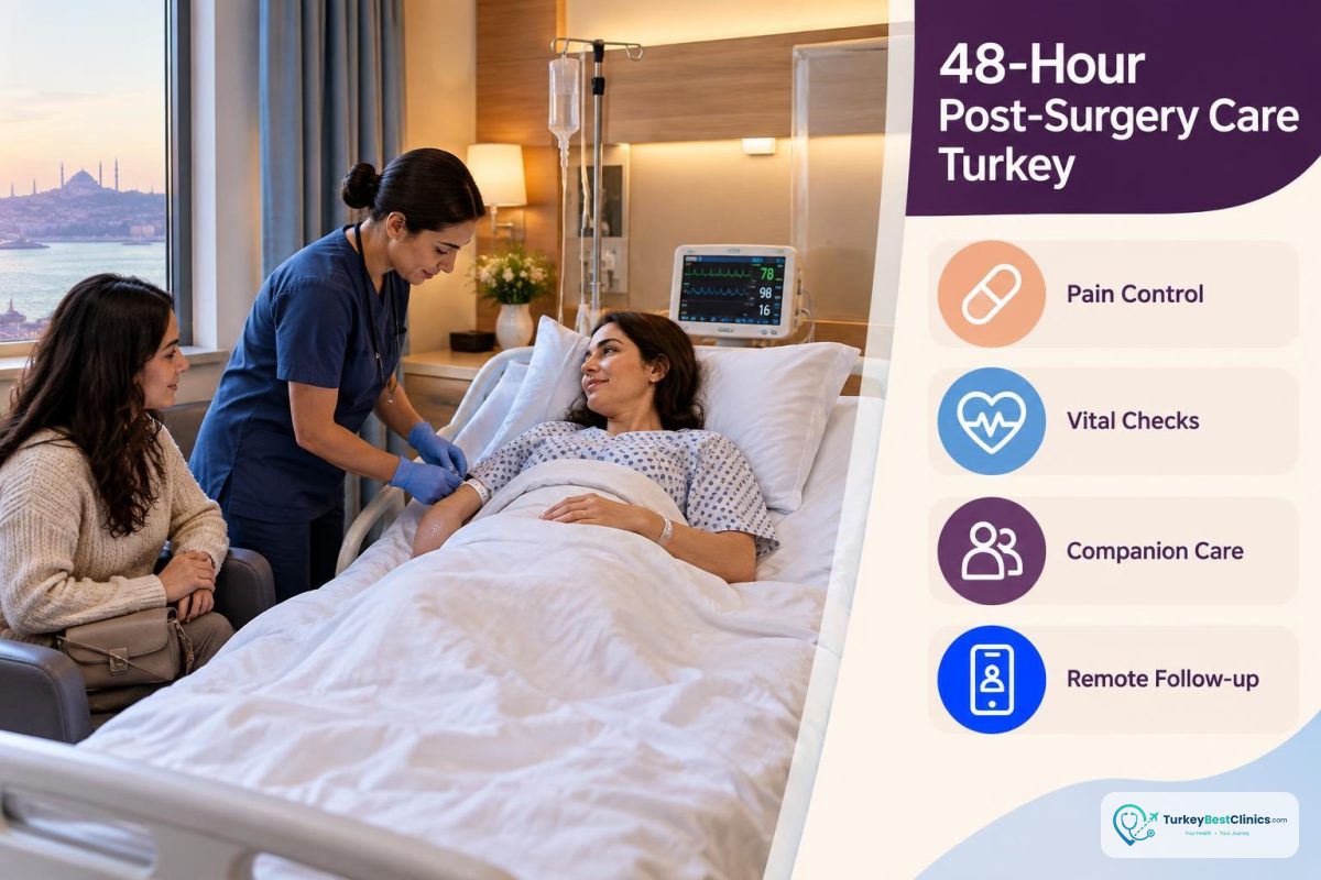 Douleur et soins des femmes dans les 48 premières heures après une opération en Turquie