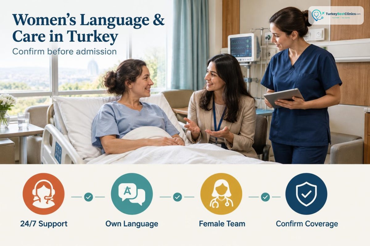 Türkiye’de Yatan Kadınlara Dil ve Kadın Sağlık Ekibi Desteği