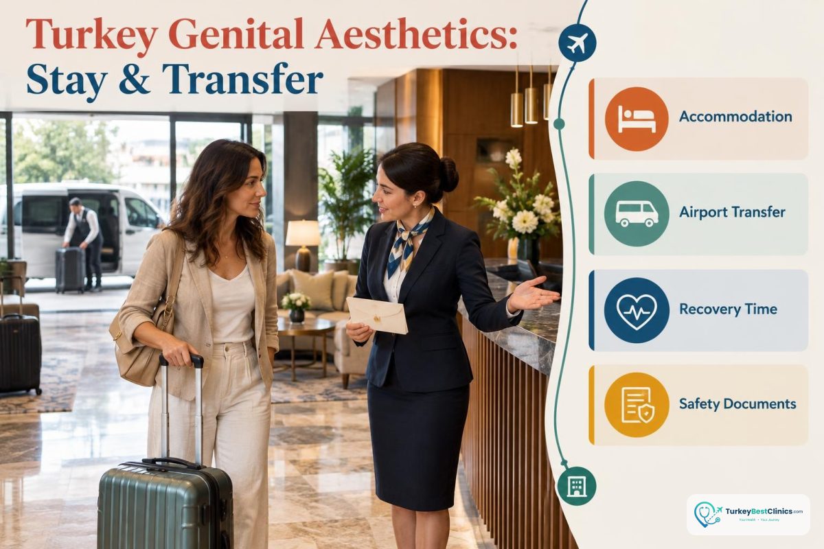 Accommodation and Transfers in Genital Aesthetic Packages in Turkey