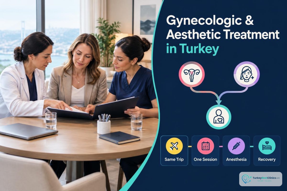 هل يمكن التخطيط للعلاج النسائي والتجميل معًا في تركيا؟
