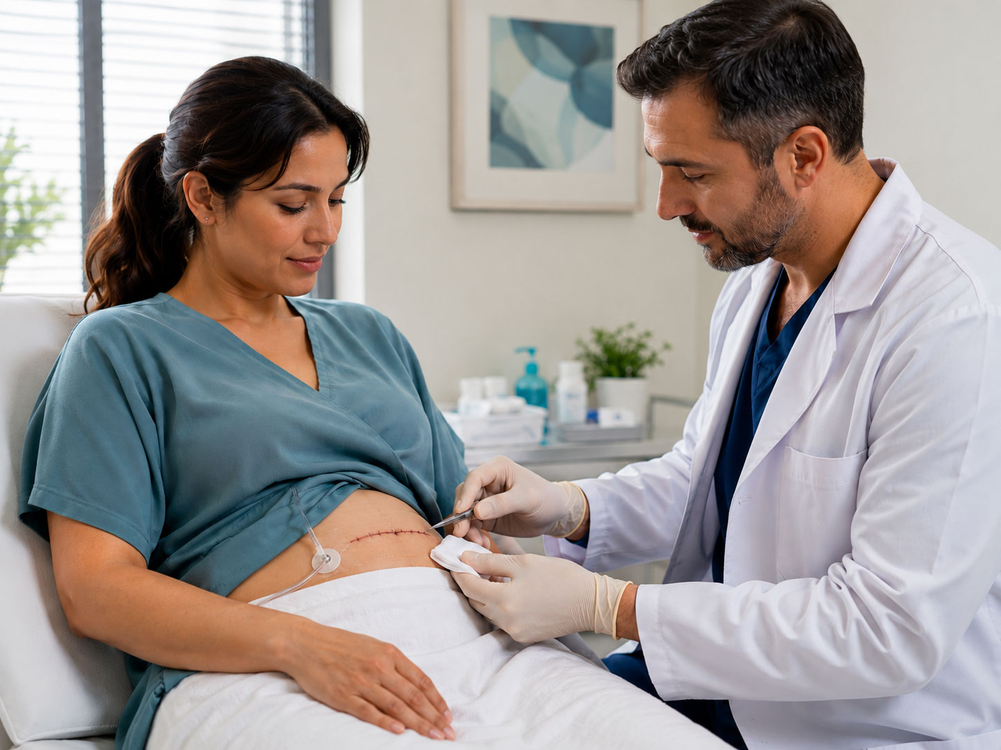 Can I Have My Stitches or Drains Removed by a Doctor in My Country?